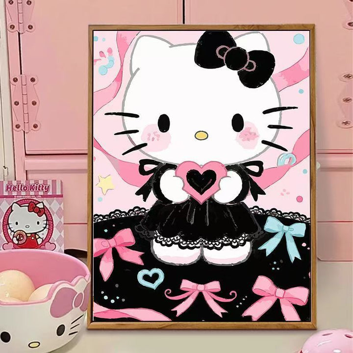 Hello Kitty-Themed Illustration Canvas Art Bowlift