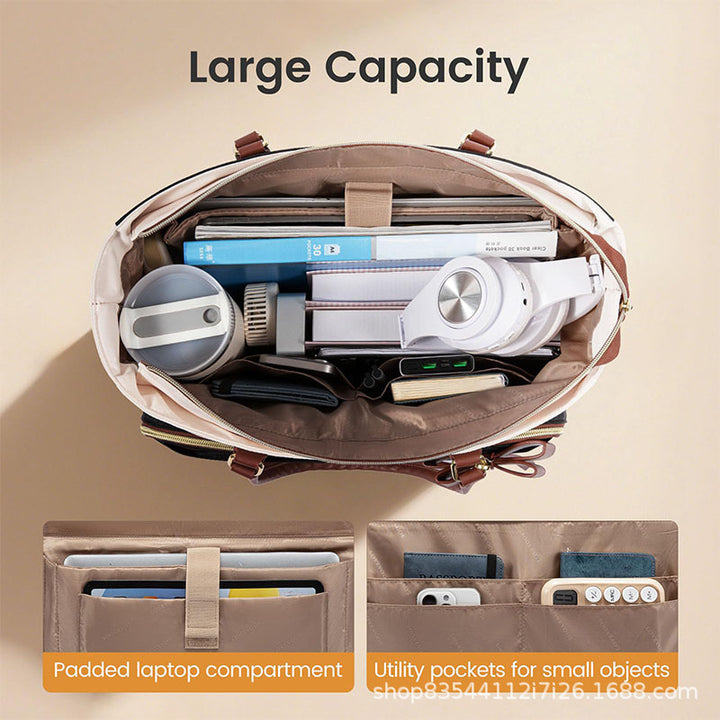 Multi-Functional Quilted Tote Bag Bowlift