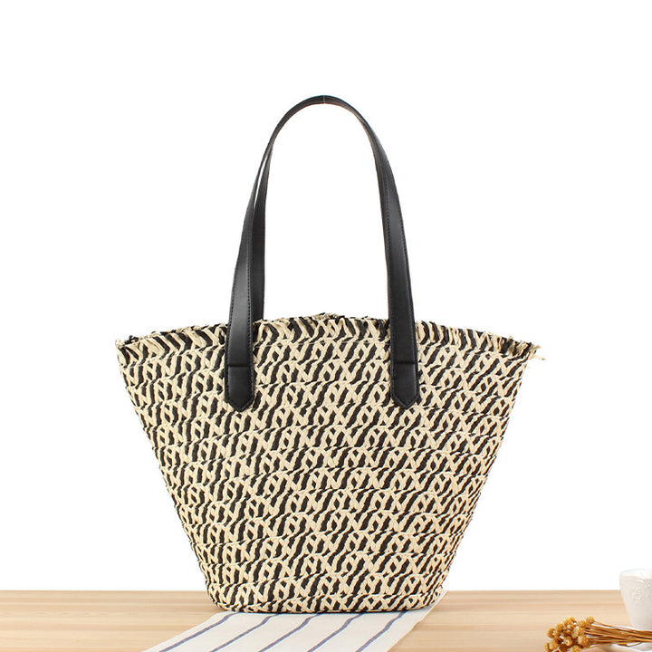 Elegant Basket Bag with Fine Pattern Bowlift