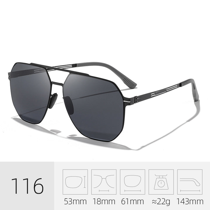 Premium Geometric Frame Sunglasses Bowlift