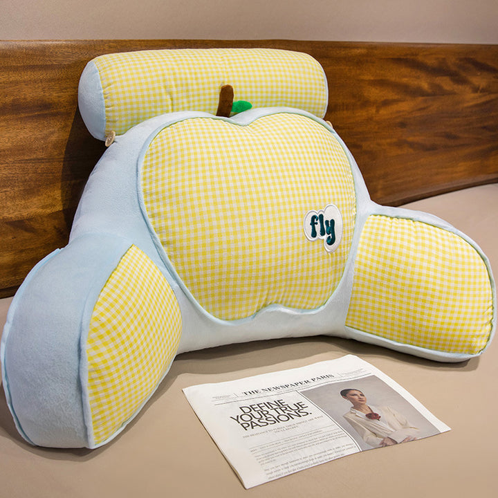 Comfortable support cushion with playful fruit design Bowlift