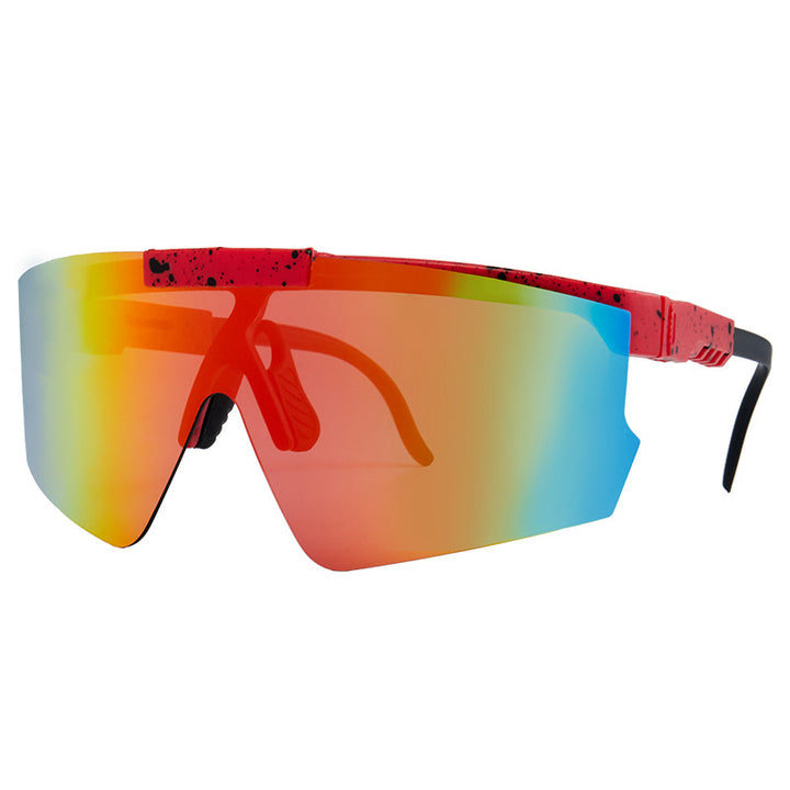 Unisex Futuristic Oversized Shield Sunglasses Bowlift
