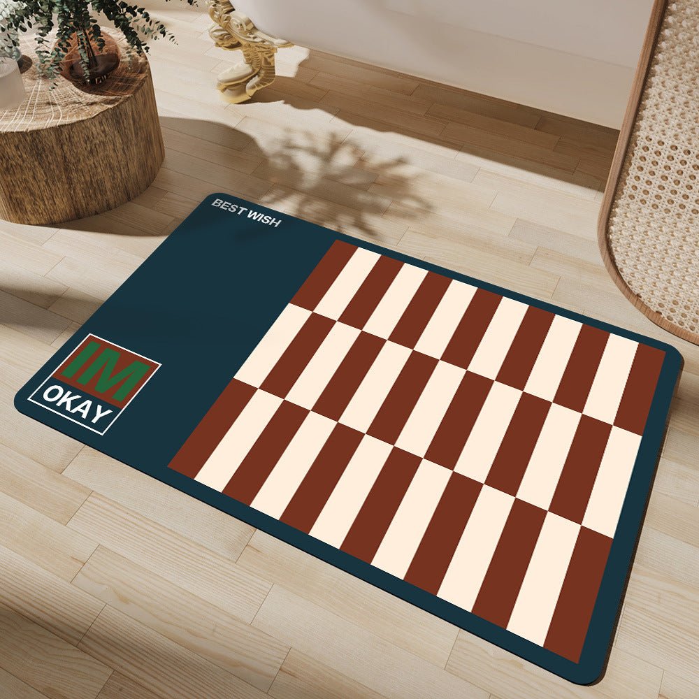 Cheerful Decorative Entrance Mat Bowlift