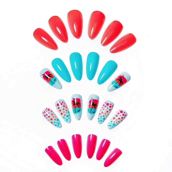 Tropical Island-Inspired Nail Art Bowlift