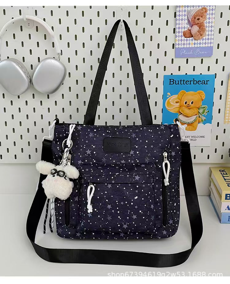 Star-Patterned Multi-Functional Backpack Bowlift
