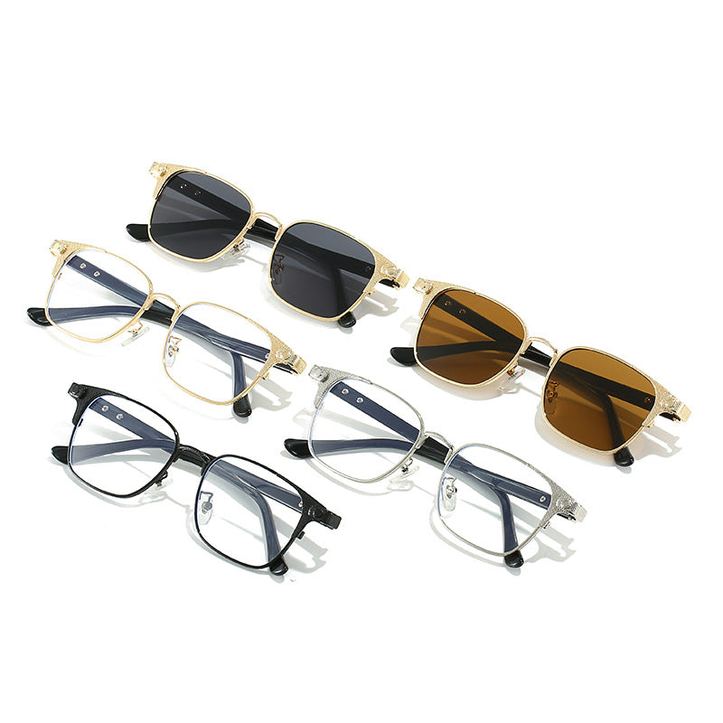 Women's fashionable corrective glasses with filigree metal frame Bowlift