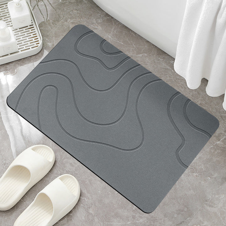 Modern Abstract Non-Slip Bathroom Mat