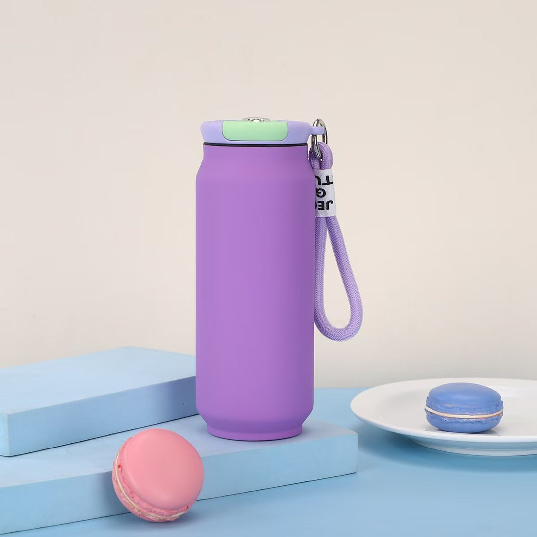 Women insulated water bottle with practical carry handle Bowlift