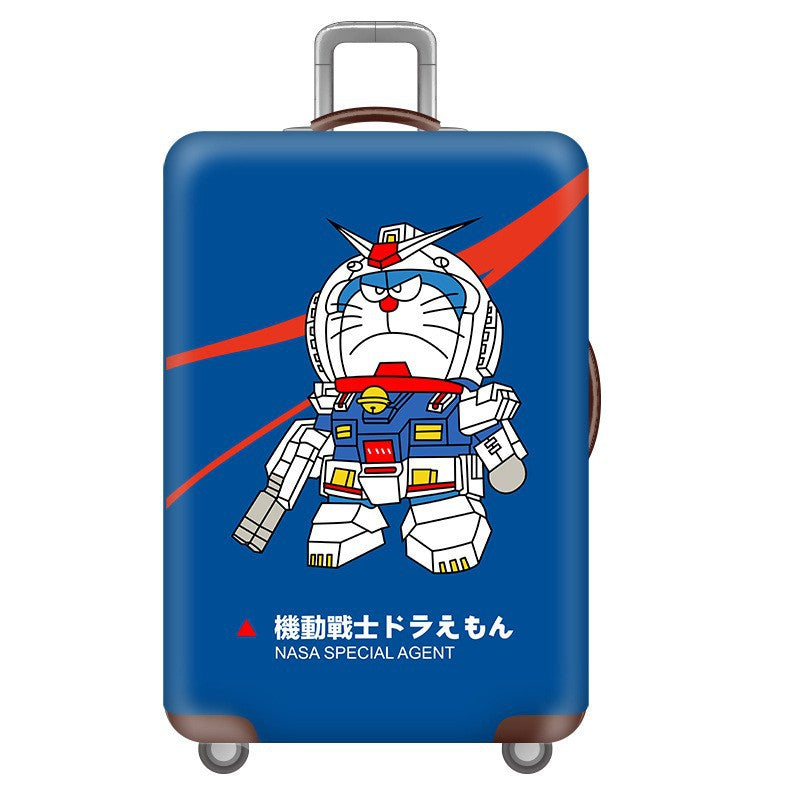Unisex Hard Shell Suitcase with Fun Cartoon Design Bowlift