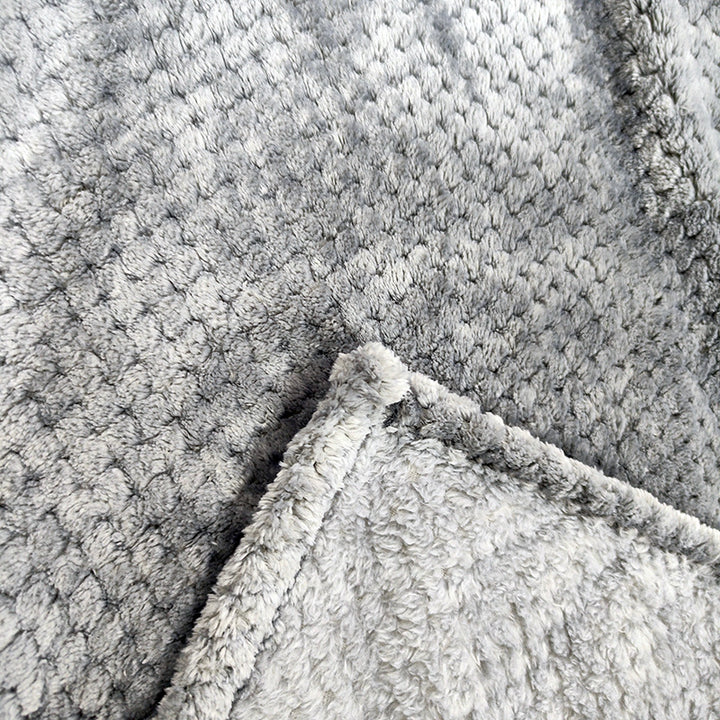 Women's cozy waffle texture blanket Bowlift