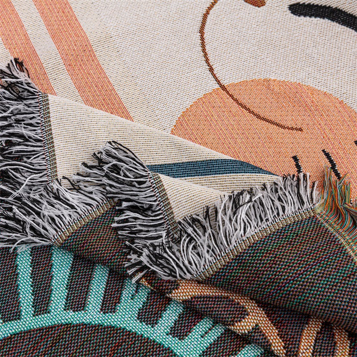 Cat-Themed Decorative Throw Blanket