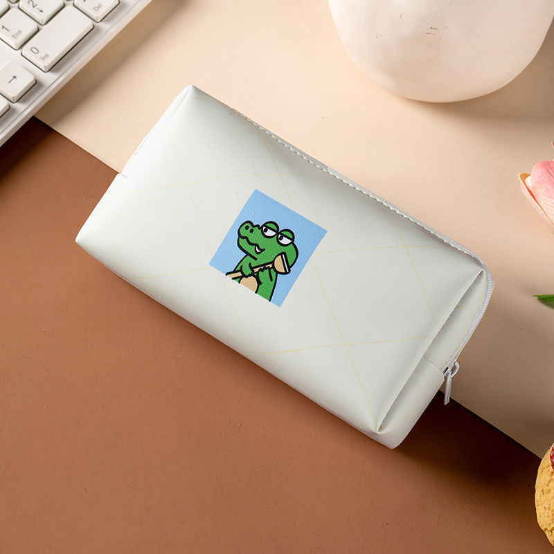 Cartoon Character Print Pencil Case Bowlift