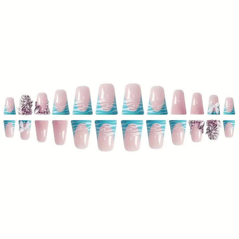 Premium Decorative Nail Extensions Bowlift