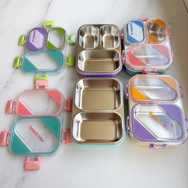Multi-Compartment Insulated Lunch Box