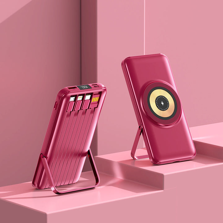 Portable power bank with wireless charging function Bowlift