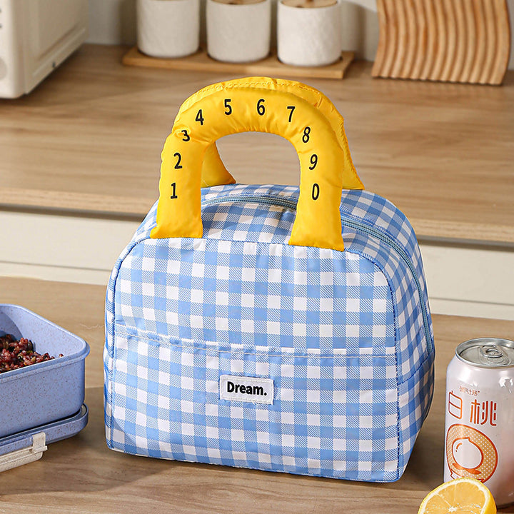 Insulated Lunch Bag with Colorful Handles Bowlift