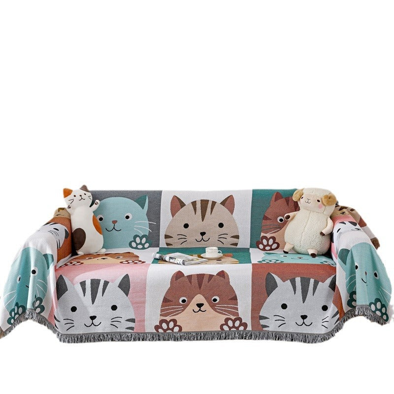 Cat Themed Sofa Cover