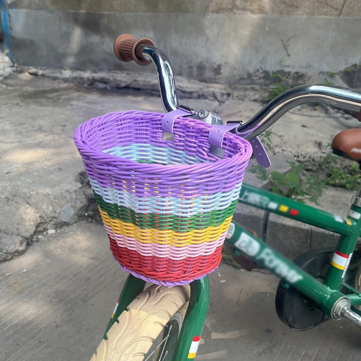 Multi-Color Handwoven Storage Basket Bowlift