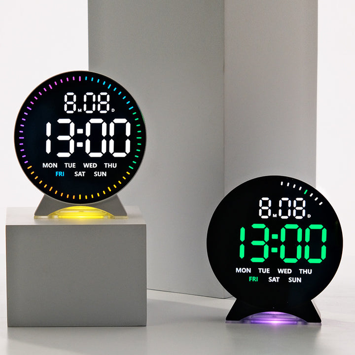 Digital multifunction alarm clock with calendar and temperature display Bowlift