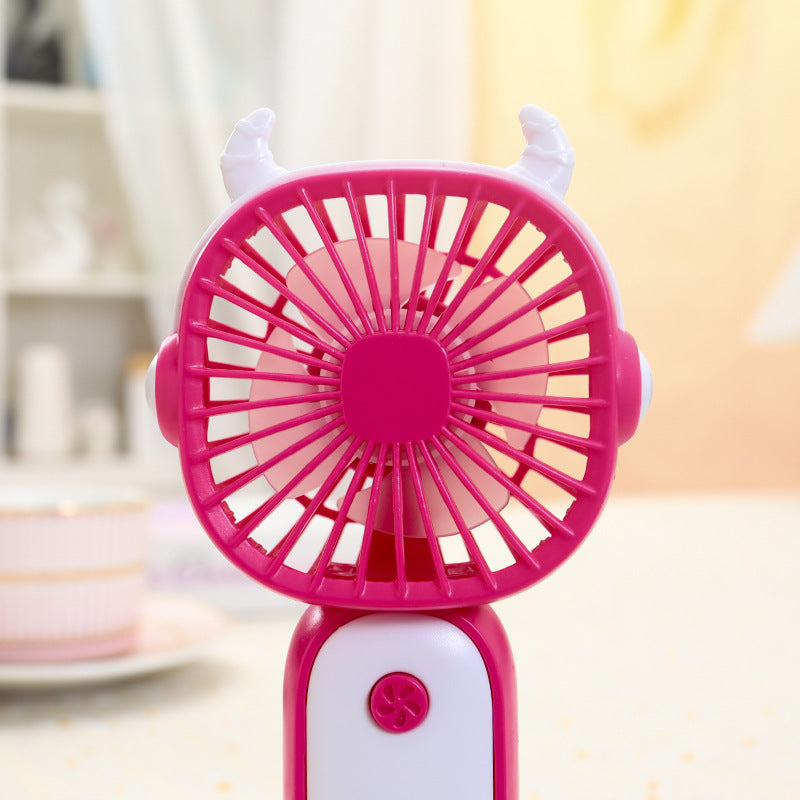 Ladies Portable Table Fan with Cute Antler Design Bowlift