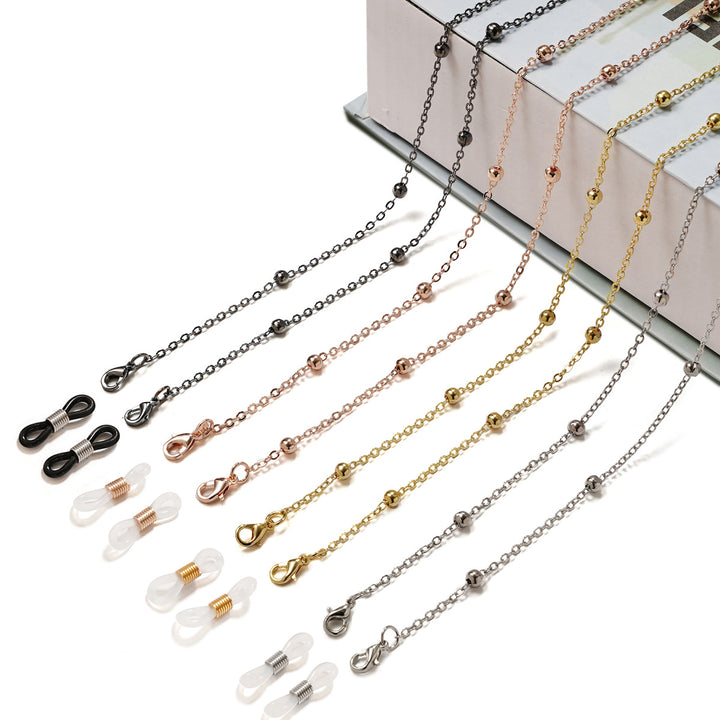 Premium Gold Beaded Eyewear Chain Bowlift