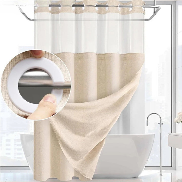 Artistic Floral Shower Curtain Bowlift