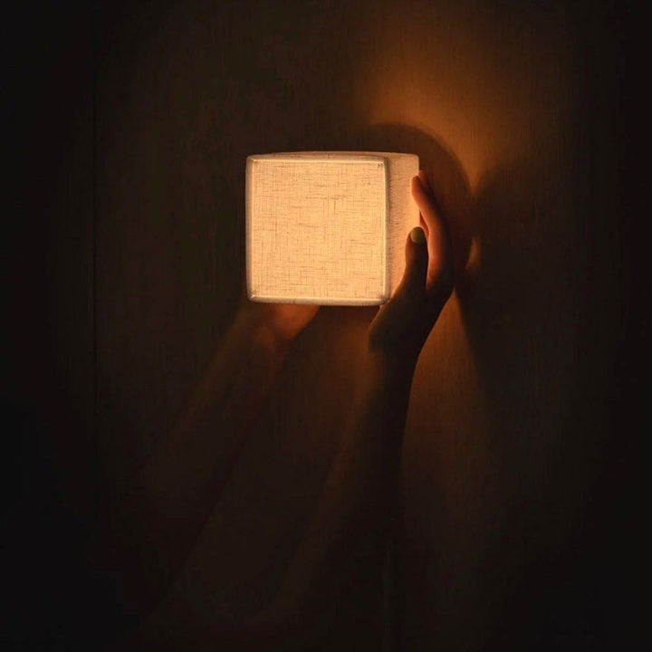 BowLift | Fabric Wall Lamp in Japanese Wabi-Sabi Style