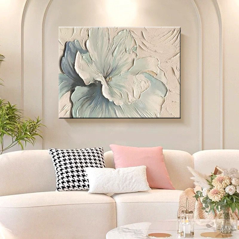 3D Floral Relief Wall Art