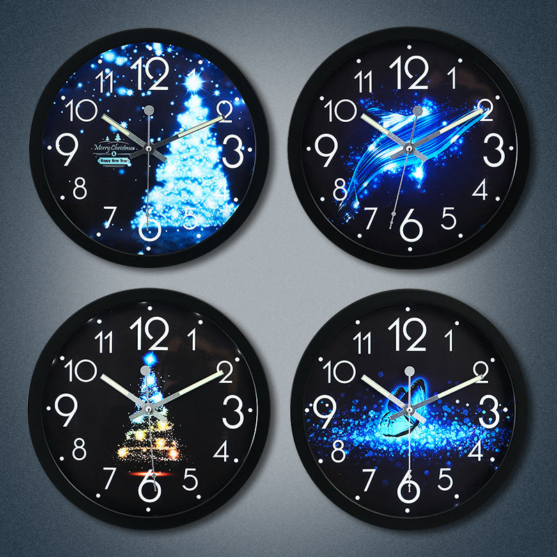 Wall clock with elegant butterfly design Bowlift