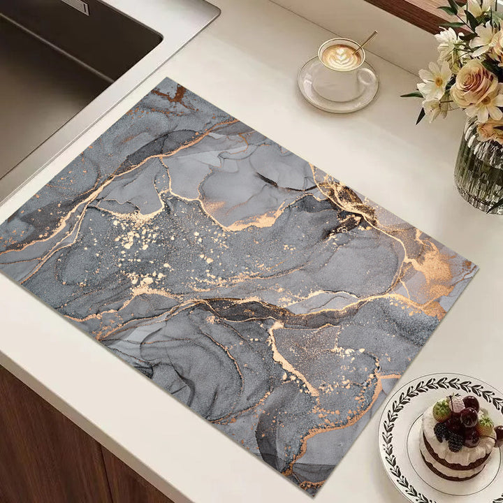 Abstract Geometric Kitchen Mat Bowlift