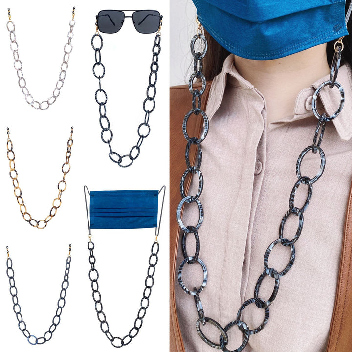 Trendy Oversized Eyewear Chain Bowlift