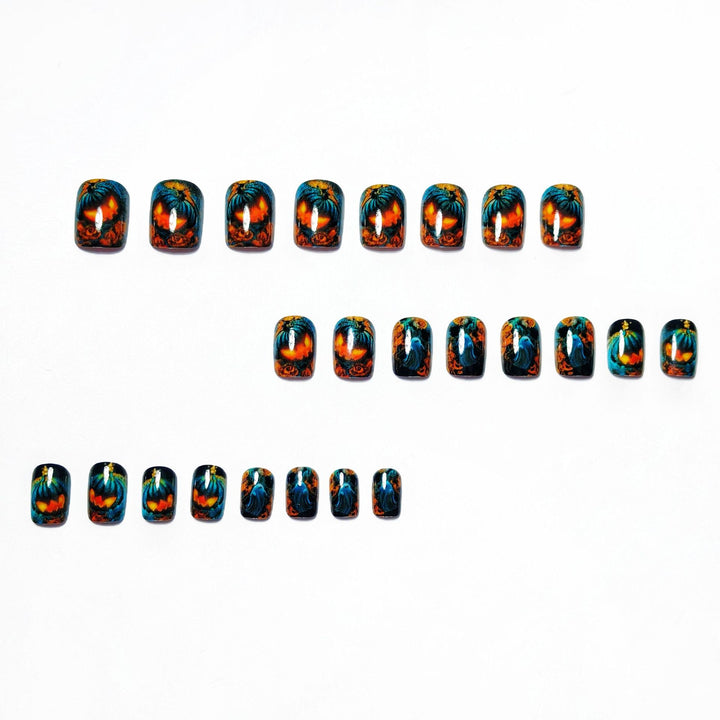 Festive Halloween-Themed 3D Nail Art Bowlift