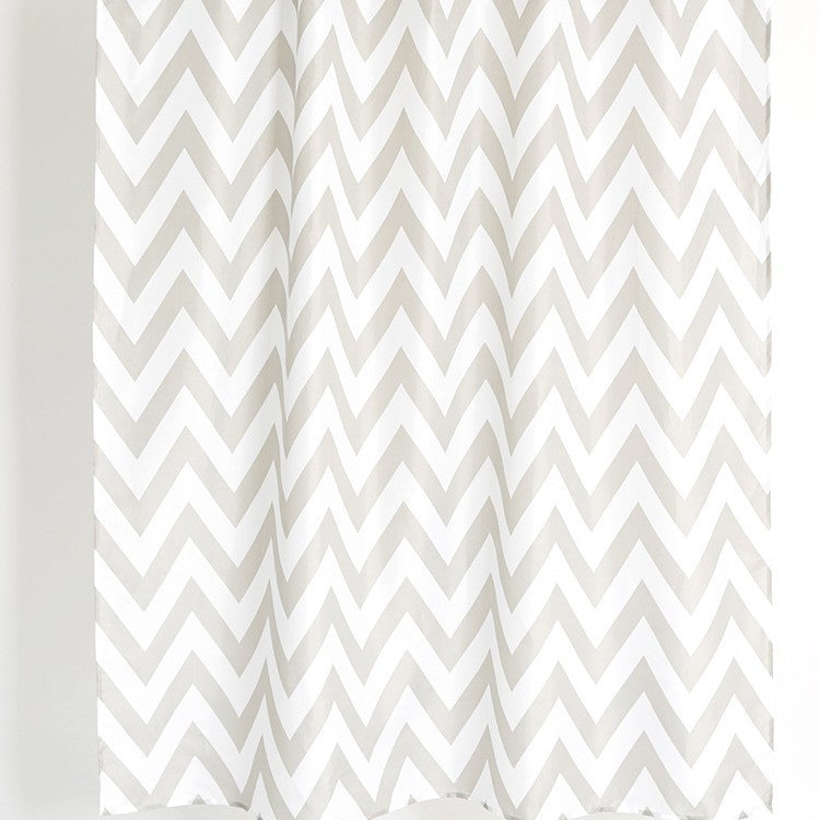 Chevron Pattern Shower Curtain Bowlift