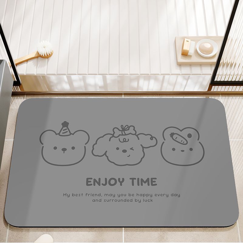 Cute Cartoon Animal Bath Mat Bowlift