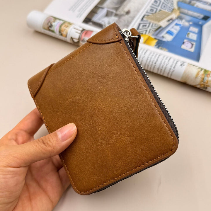 Leather Zip Wallet