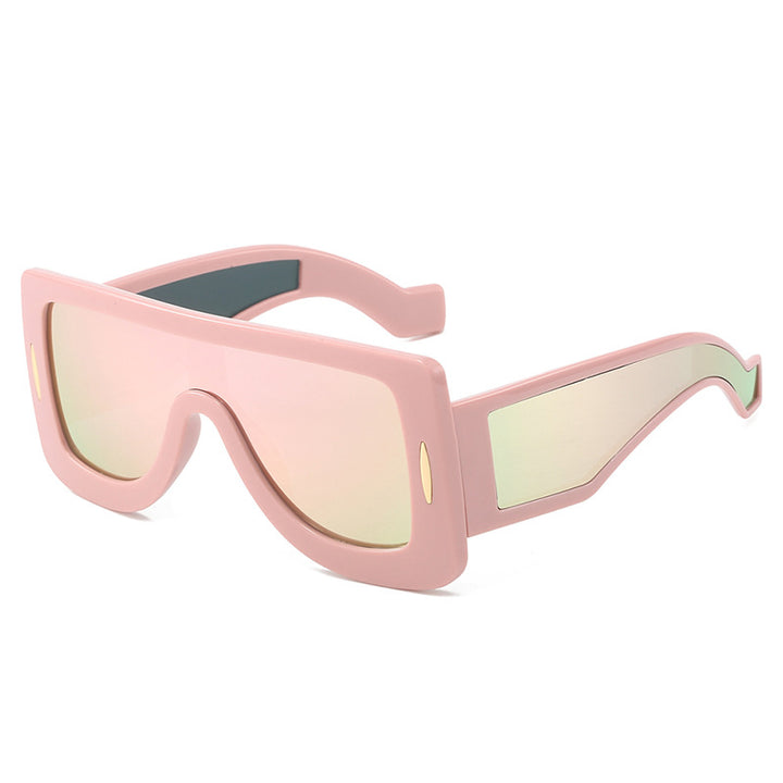 Ladies futuristic oversized sunglasses Bowlift