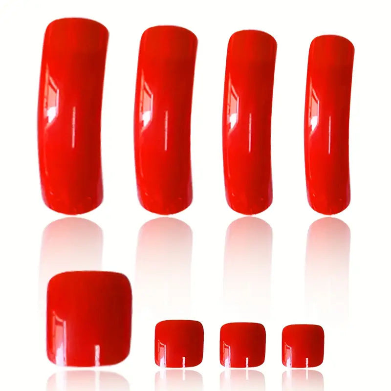 Premium Glossy Press-On Nail Set Bowlift