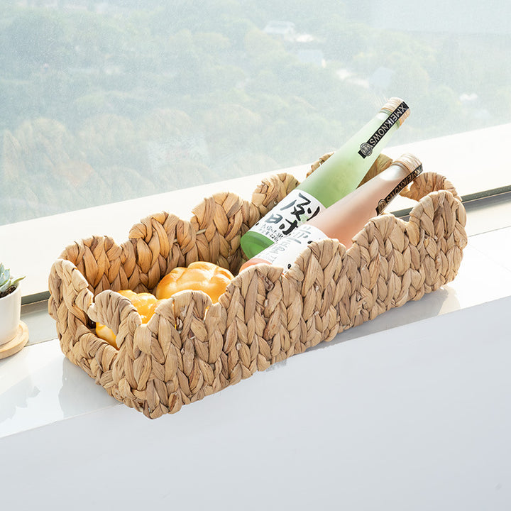 Artisan Woven Decorative Basket Bowlift