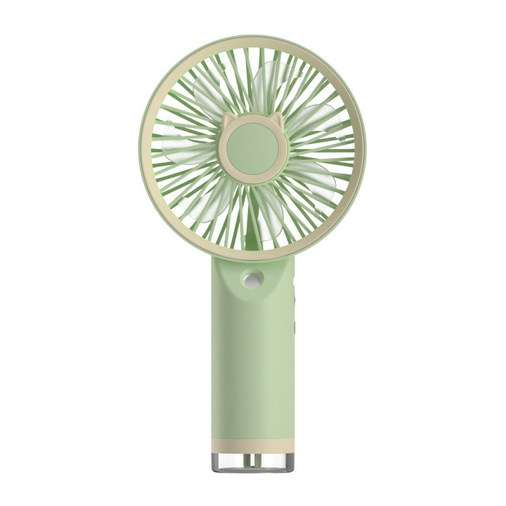 Ladies Portable Hand Fan with Cat Ears Bowlift