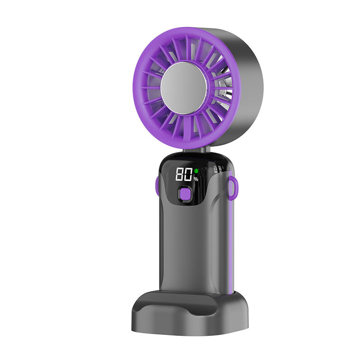 Women's portable battery fan with digital display Bowlift