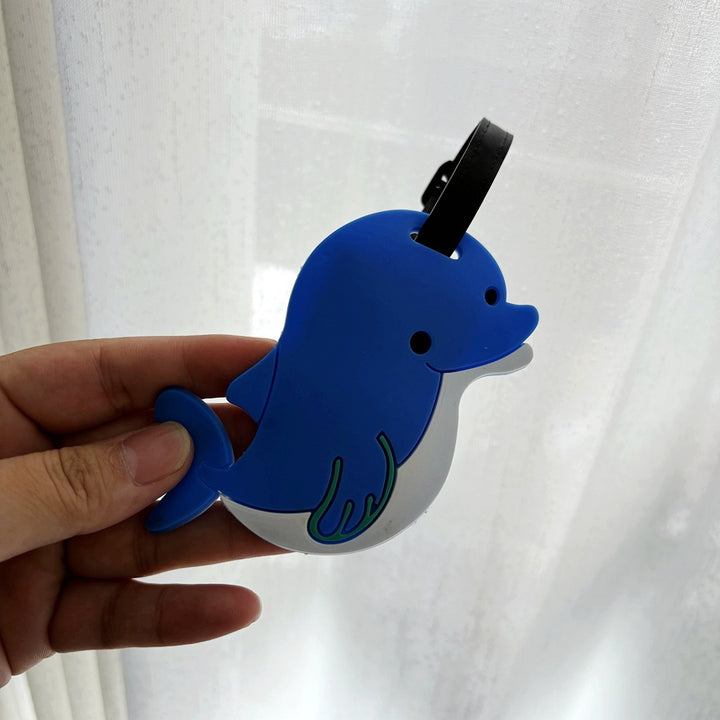 Dolphin-Shaped Luggage Tag Bowlift