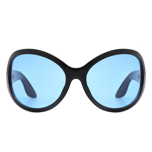 Ladies sunglasses in a stylish butterfly design with UV protection and wide frame Bowlift