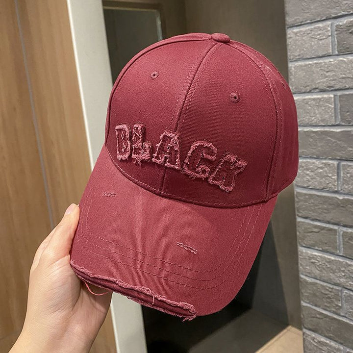 Women's Distressed Cotton Cap Bowlift