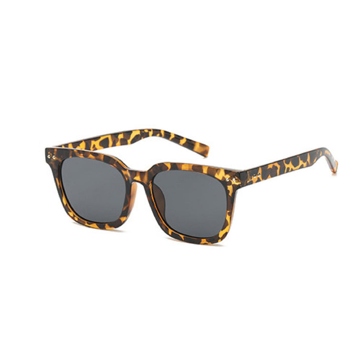 Women's sunglasses with fashionable tortoise pattern and wide frame Bowlift