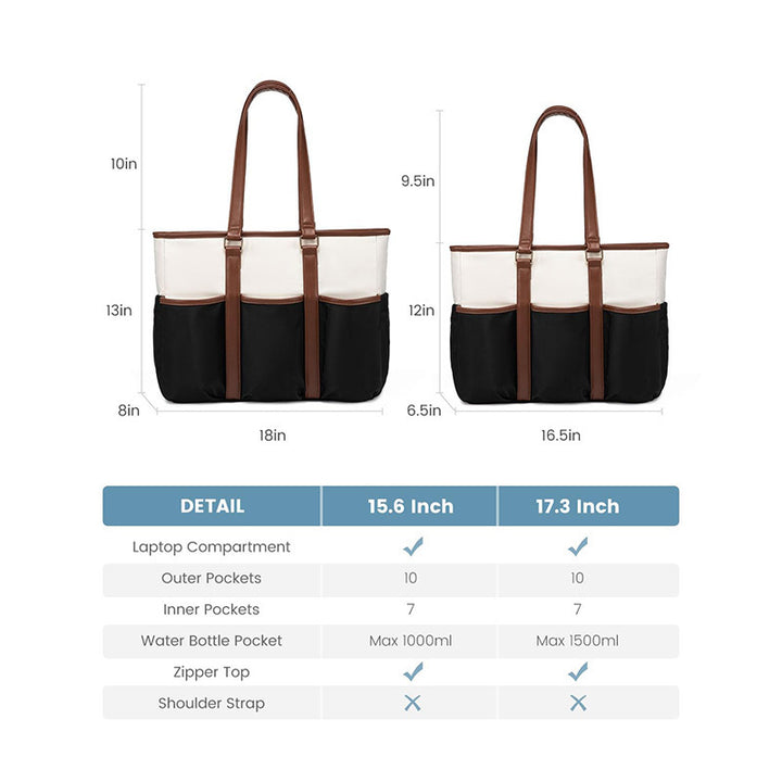 Spacious everyday tote bag with practical outer pockets Bowlift