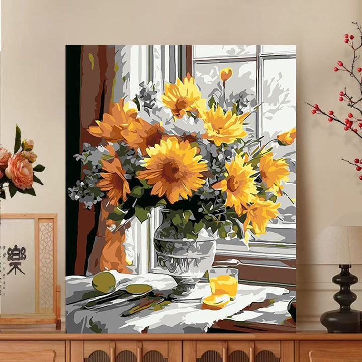 Floral Impressionist Canvas Art Print Bowlift