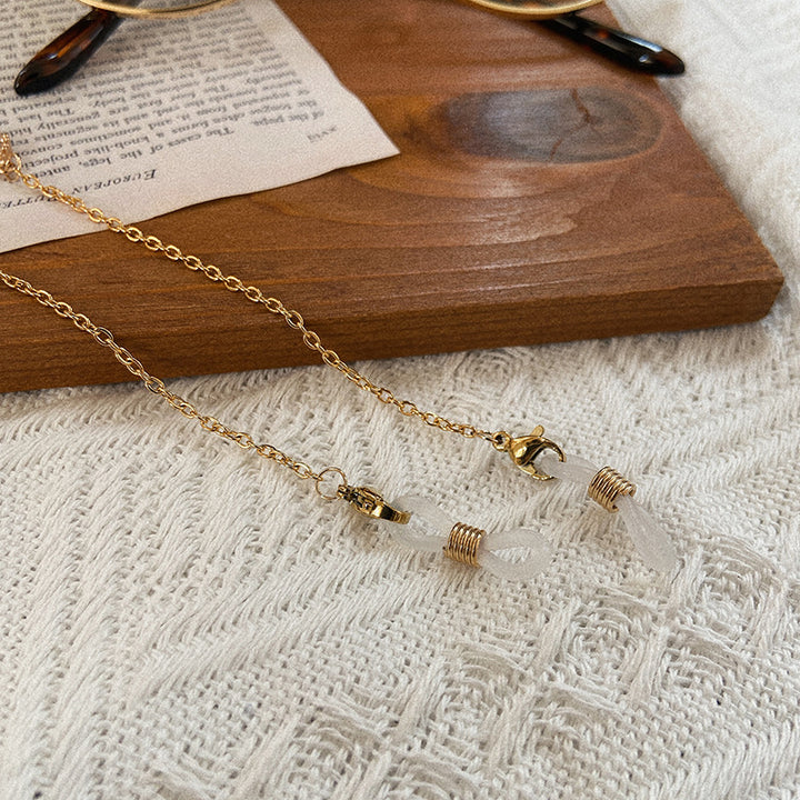 Fashionable jewelry necklace with sparkling crystals Bowlift
