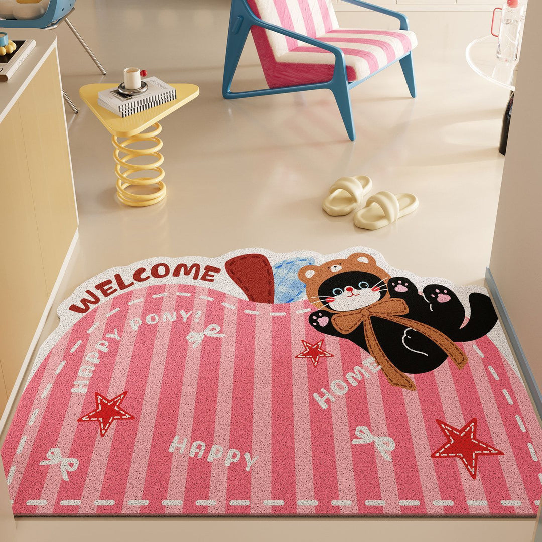 Playful Dog-Themed Doormat