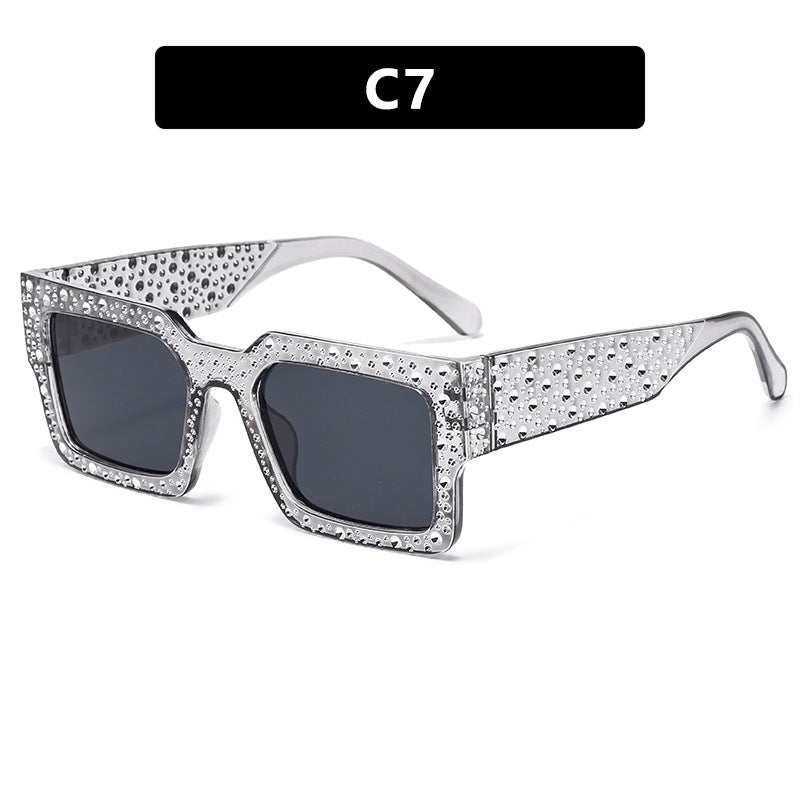 Women's extravagant sunglasses with sparkling accent Bowlift