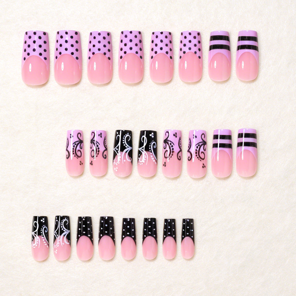 Artistic Square Nail Design Set Bowlift